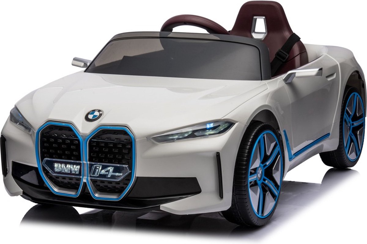 BMW i4 Kinderauto Wit | 12V